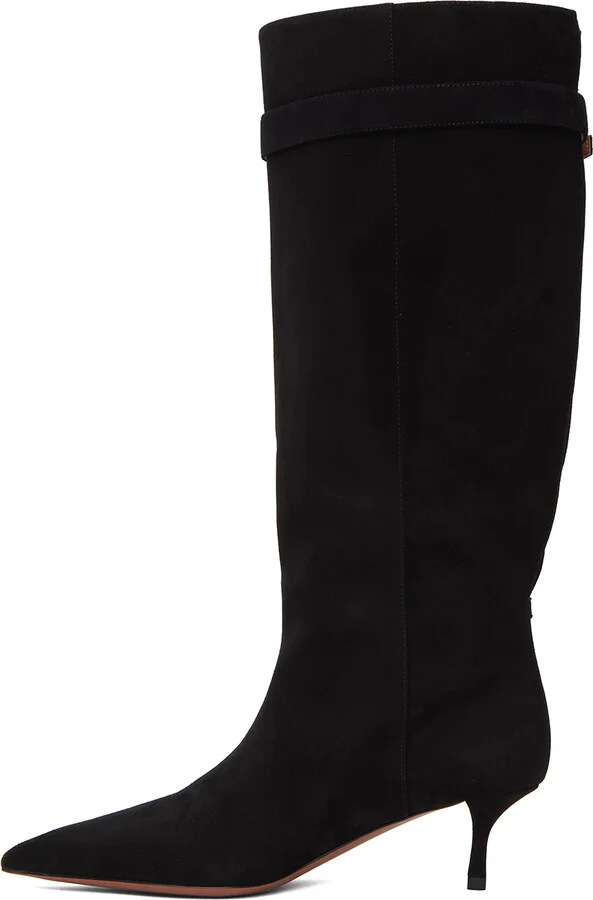 ALAÏA Black Vented Boots - Image 3