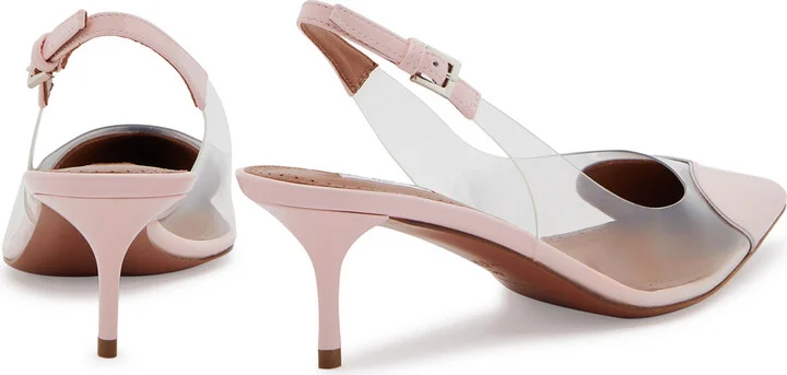 Alaïa Coeur 55 Patent Leather Slingback Pumps - Image 7