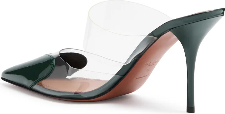 Alaïa Coeur 90 Patent Leather Mules - Image 2