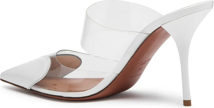 Alaïa Coeur 90 Patent Leather Mules - Image 7