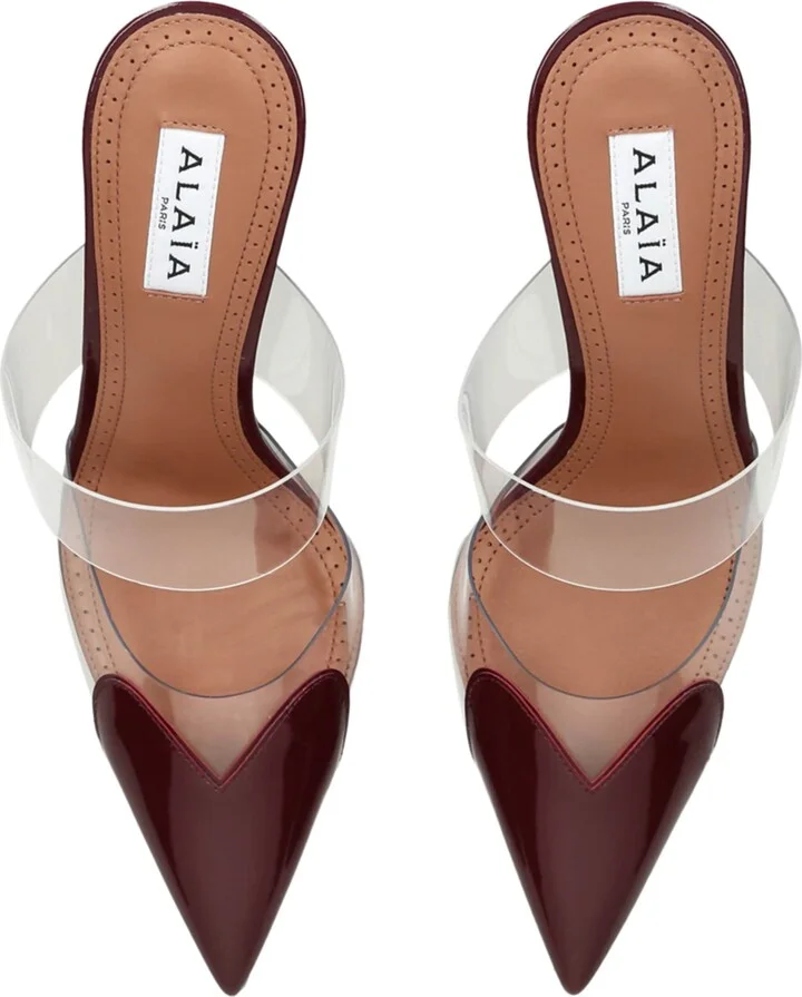 Alaïa Coeur Heeled Mules 90 - Image 4
