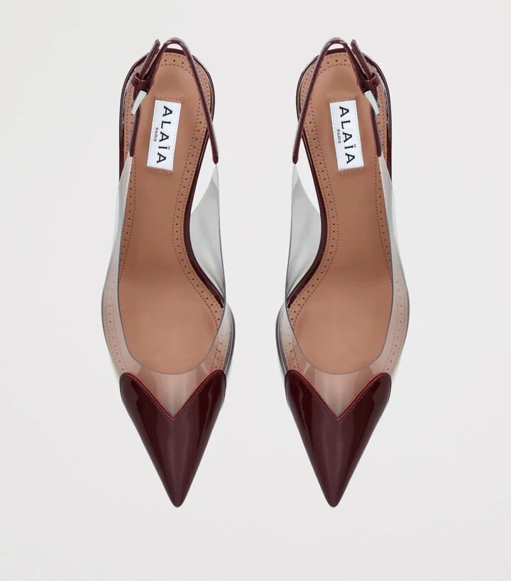 Alaïa Coeur Slingback Pumps 55 - Image 3