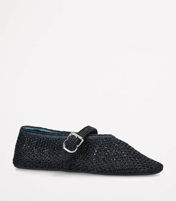 Alaïa Crochet Ballet Flats - Image 3