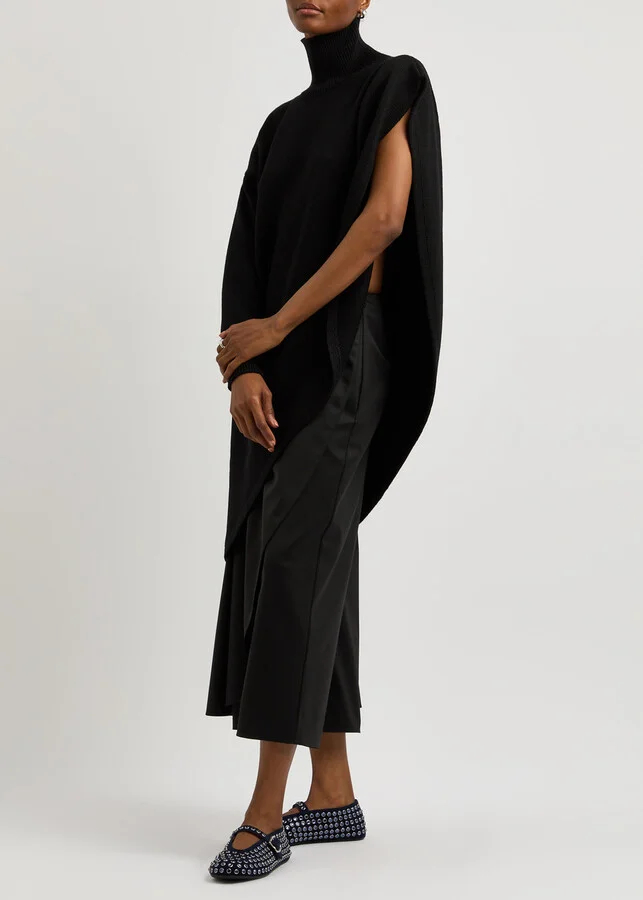 Alaïa Crystal-embellished Suede Ballet Flats - Image 11