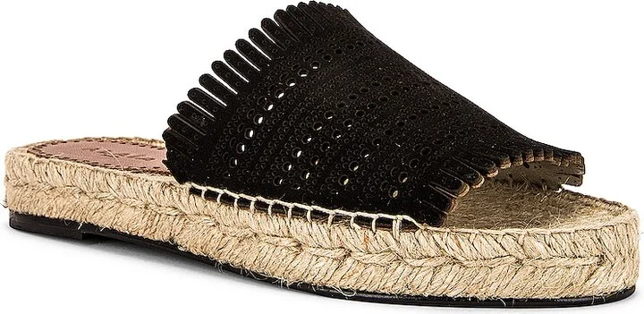 ALAÏA Espadrille Flats in Black - Image 2
