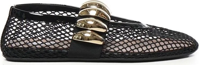 Alaïa Fishnet Ballet Flats