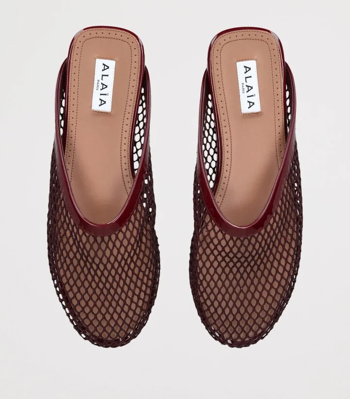 Alaïa Fishnet Mules - Image 3