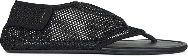 Alaïa Fishnet Thong Sandals