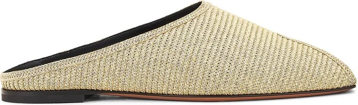 ALAÏA Flat Mule in Tan