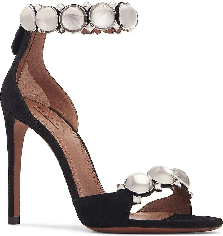 ALAÏA La Bombe 110 Sandals in Black - Image 2