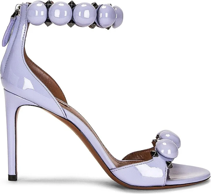 ALAÏA La Bombe 90 Sandals in Lavender