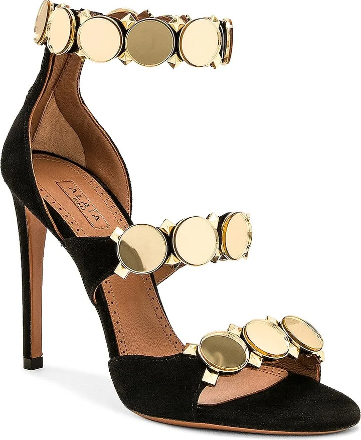 ALAÏA La Bombe Sandal in Black - Image 2