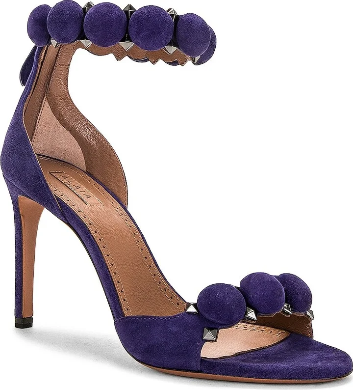 ALAÏA La Bombe Sandal in Purple - Image 2