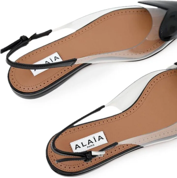 Alaïa Le Cœur Flat Slingbacks Shoes - Image 3