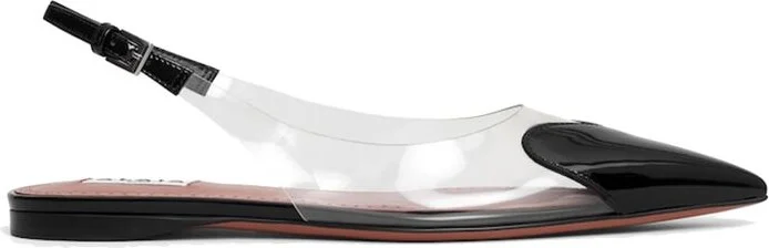 Alaïa Le Cœur Flat Slingbacks Shoes
