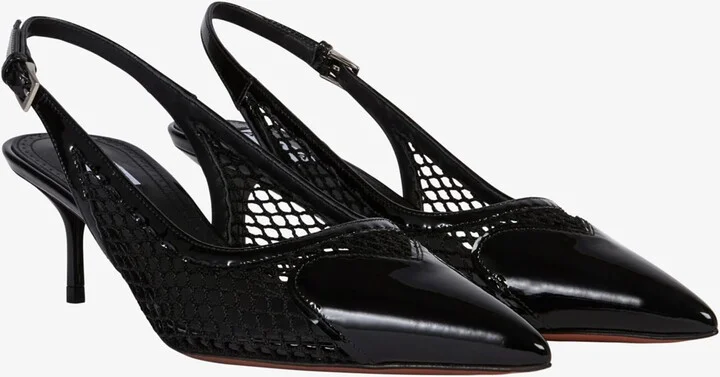 Alaïa Le Coeur Mesh Slingback Pumps 55 - Image 3