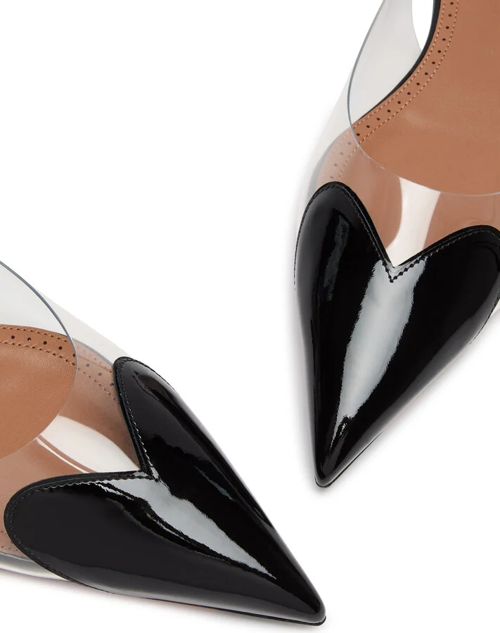 Alaïa Le Coeur Patent Leather Slingback Flats - Image 3