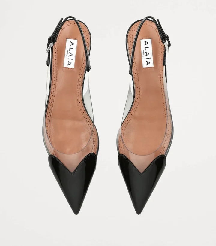 Alaïa Le Coeur Slingback Flats - Image 4
