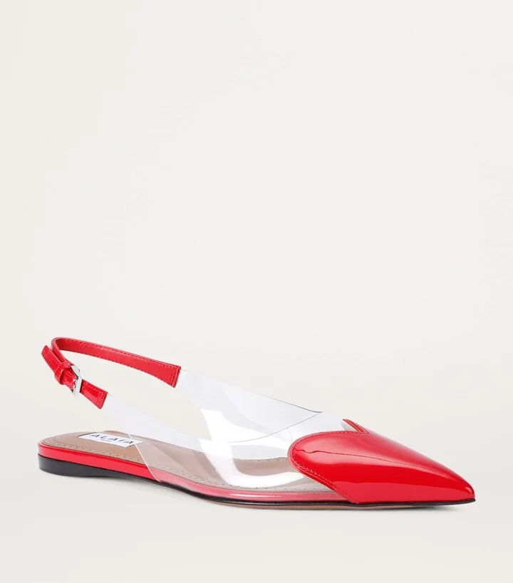 Alaïa Le Coeur Slingback Flats - Image 3