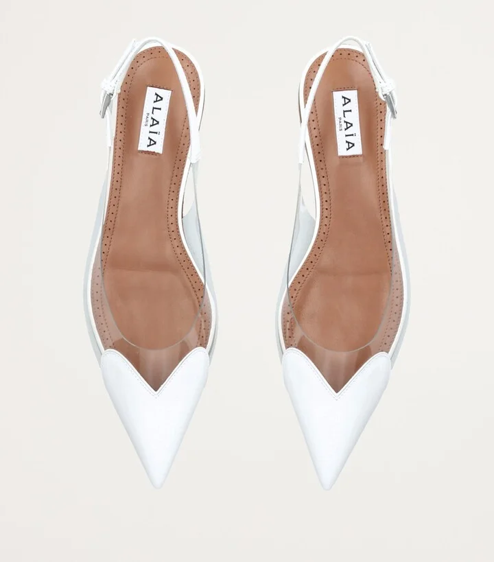 Alaïa Le Coeur Slingback Flats - Image 4