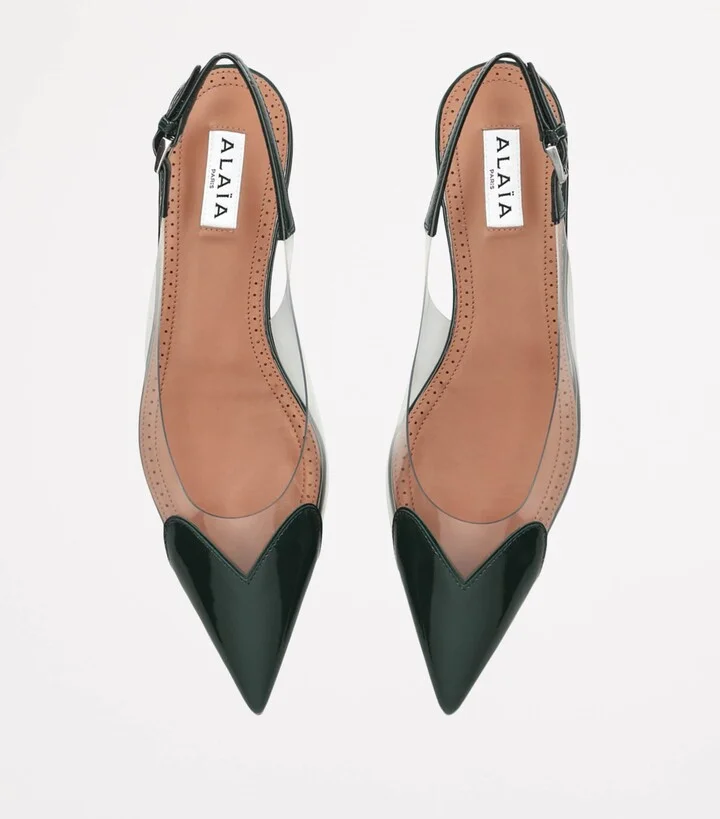 Alaïa Le Coeur Slingback Flats - Image 4