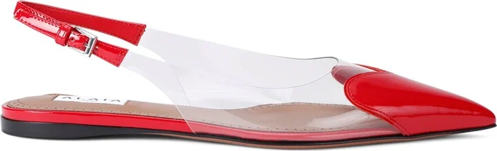 Alaïa Le Coeur Slingback Flats