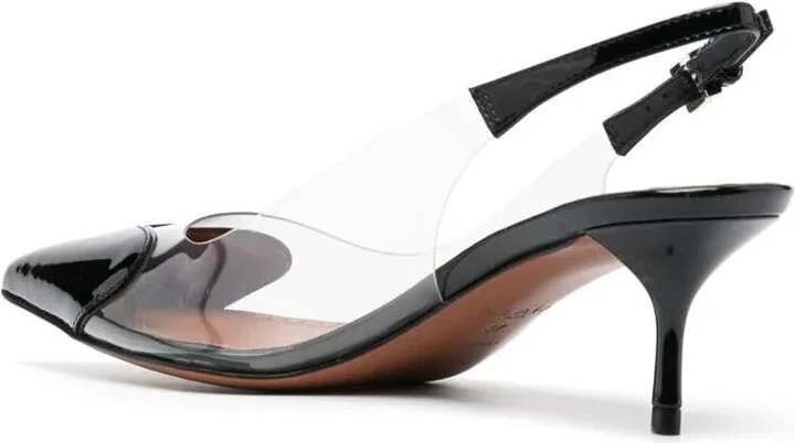 Alaïa Le Cœur Slingbacks In Patent Leather Shoes - Image 2