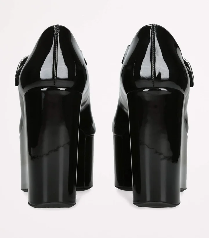 Alaïa Leather Criss-Cross Wedges 90 - Image 2