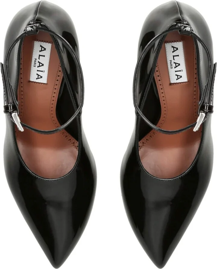 Alaïa Leather Curve Pumps 110 - Image 4