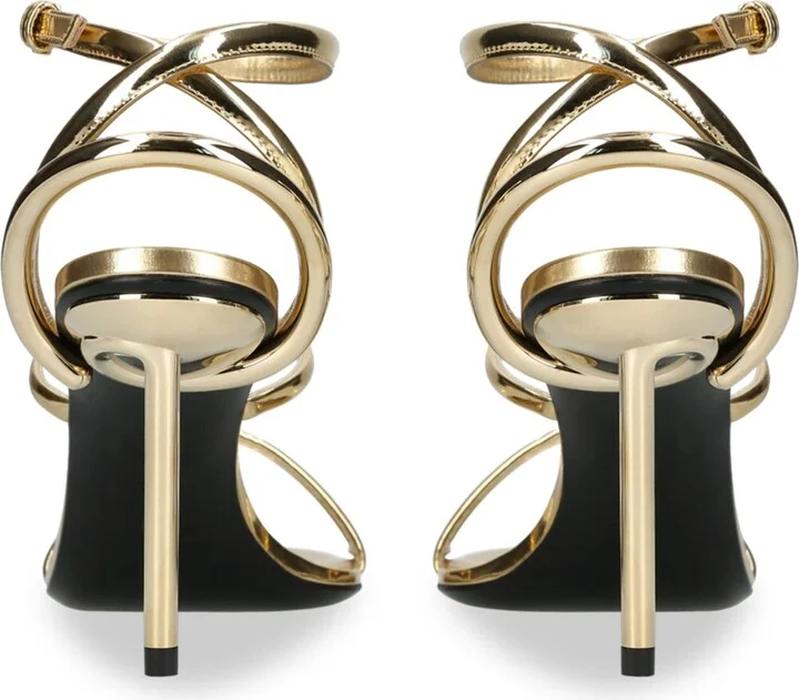Alaïa Leather Heeled Sandals 90 - Image 2