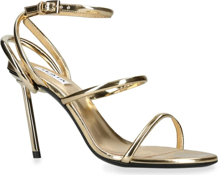 Alaïa Leather Heeled Sandals 90 - Image 3