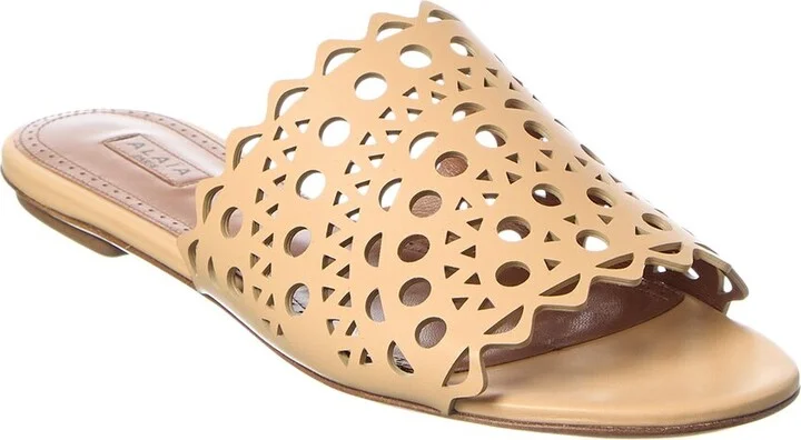 Alaia Leather Sandal