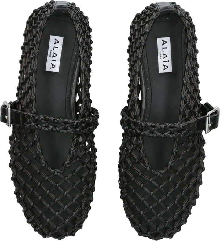 Alaïa Leather Vienne Ballet Flat - Image 4
