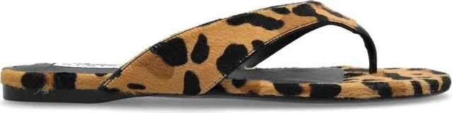 Alaïa Leopard Patterned Infradito Flat Mules