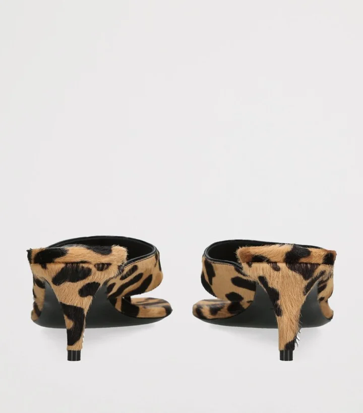 Alaïa Leopard-Print Heeled Mules 55 - Image 2