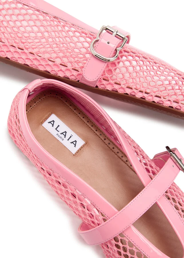 Alaïa Mesh Ballet Flats - Image 4