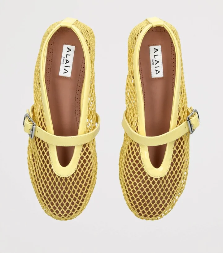 Alaïa Mesh Ballet Flats - Image 4