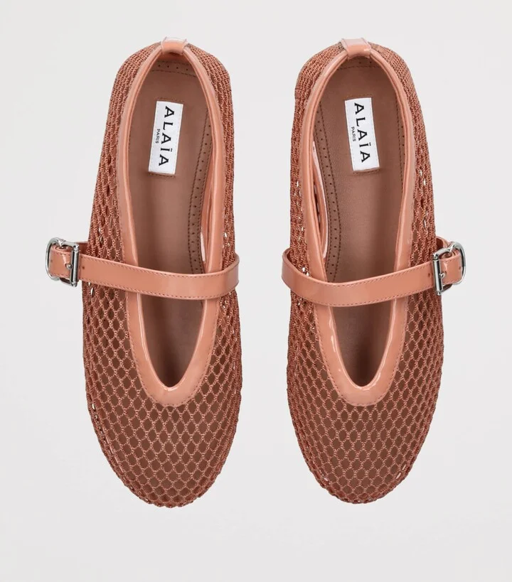 Alaïa Mesh Ballet Flats - Image 4
