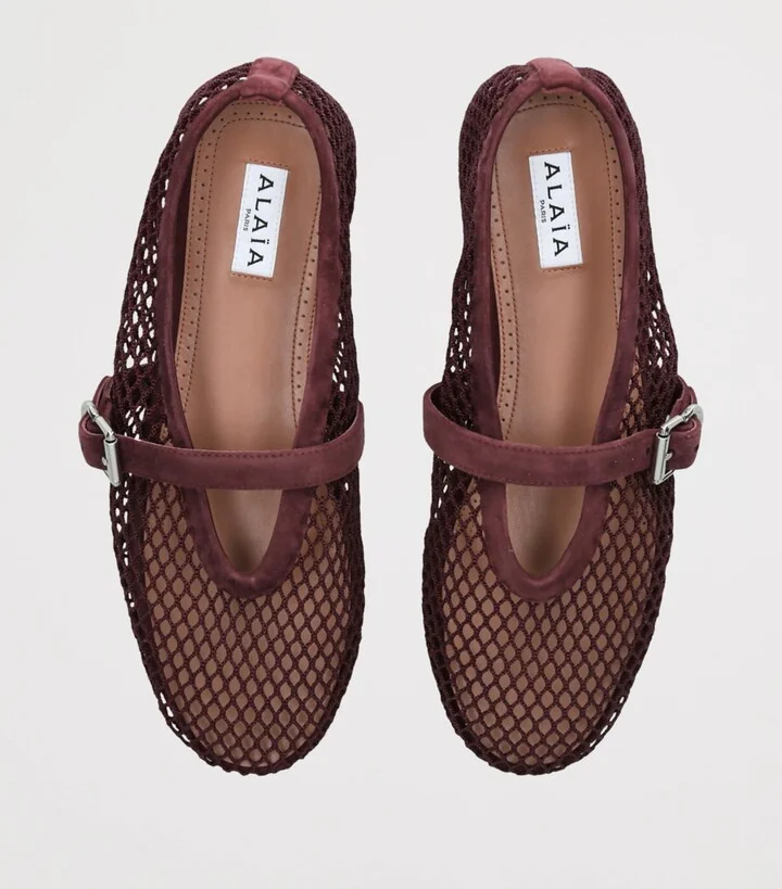 Alaïa Mesh Ballet Flats - Image 3