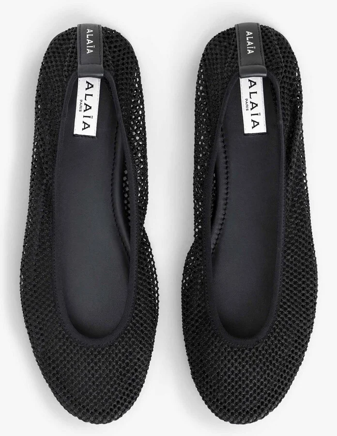 Alaïa Mesh Slip-On Ballet Flats - Image 2