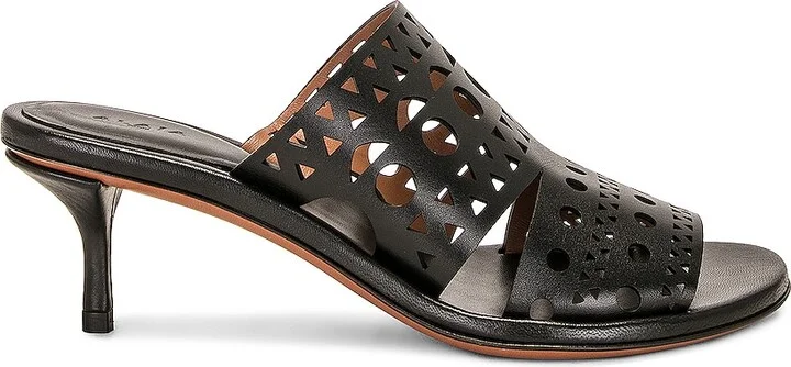 ALAÏA Mule Sandal in Black