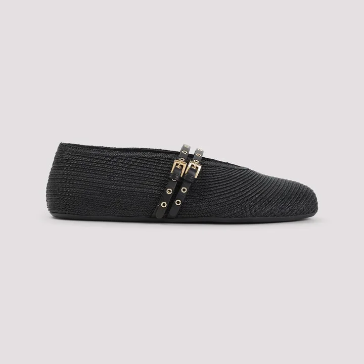 Alaïa Paper Straw Ballerinas - Image 3