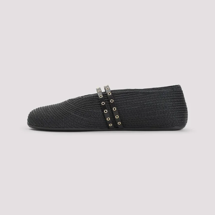 Alaïa Paper Straw Ballerinas - Image 4
