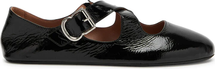 Alaïa Patent Leather Ballet Flats