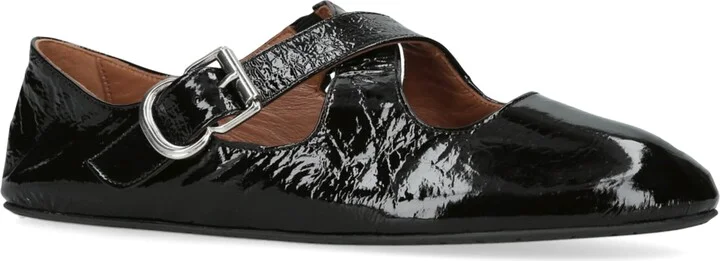 Alaïa Patent Leather Criss Cross Pumps - Image 3