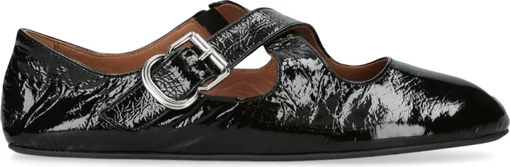 Alaïa Patent Leather Criss Cross Pumps