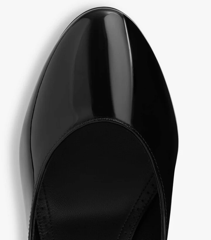 Alaïa Patent Leather Decollete Pumps 110 - Image 4