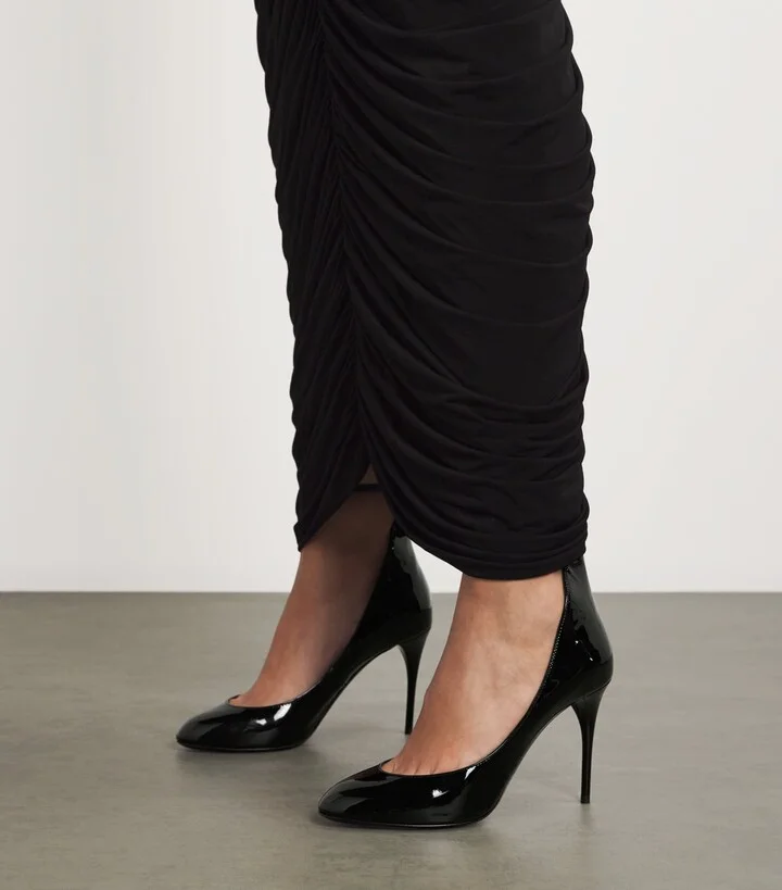 Alaïa Patent Leather Decollete Pumps 90 - Image 2