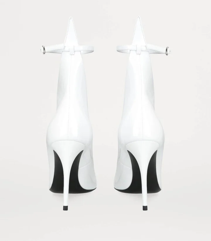 Alaïa Patent Leather Decollete Pumps 90 - Image 2