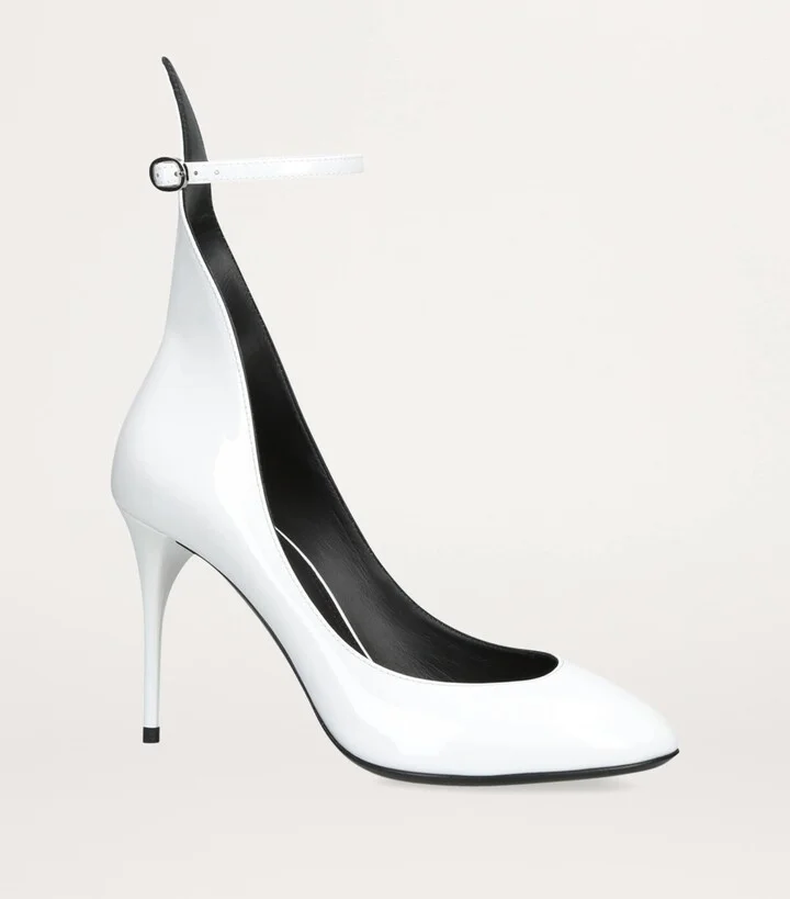 Alaïa Patent Leather Decollete Pumps 90 - Image 3